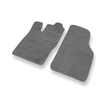 Alfombrillas de Velour adecuadas para Opel Astra F Caravan, Hatchback, Cabrio, Berlina (1991-2002) - alfombras para coche - Premium color gris