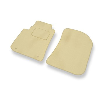 Alfombrillas de Velour adecuadas para Rover 75 Berlina, Tourer (1999-2005) - alfombras para coche - Premium color beige