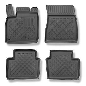 Alfombrillas de TPE adecuadas para Nissan Qashqai III MHEV Mild Hybrid Crossover (06.2021-....) - alfombras para coche