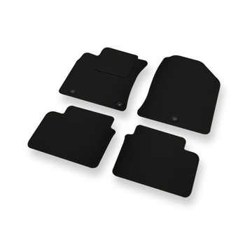 Alfombrillas de fieltro adecuadas para Hyundai i30 III Hatchback, Wagon (2017-....) - alfombras para coche - color negro