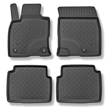 Alfombrillas de TPE adecuadas para Ford Kuga III SUV (04.2020-....) - no adecuado para versión híbrida - alfombras para coche