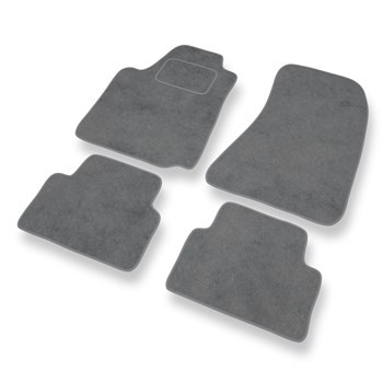 Alfombrillas de Velour adecuadas para Alfa Romeo Giulietta Hatchback (2010-2020) - alfombras para coche - Premium color gris