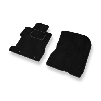 Alfombrillas de Velour adecuadas para Honda Civic VIII Coupé, Hatchback, Berlina (2006-2011) 4 puertas - alfombras para coche - Premium color negro