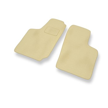 Alfombrillas de Velour adecuadas para Opel Combo B Furgoneta (1993-2001) - alfombras para coche - Premium color beige