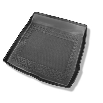 Alfombra para maletero adecuada para Volvo S90 Berlina (10.2016-....) - Protector maletero - Alfombrilla maletero antideslizante - con rueda de repuesto provisional