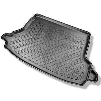Alfombra para maletero adecuada para Subaru Forester V SK e-Boxer SUV (06.2019-10.2024) - Protector maletero - Alfombrilla maletero antideslizante - con / sin subwoofer; posibilidad de cortar el hueco derecho