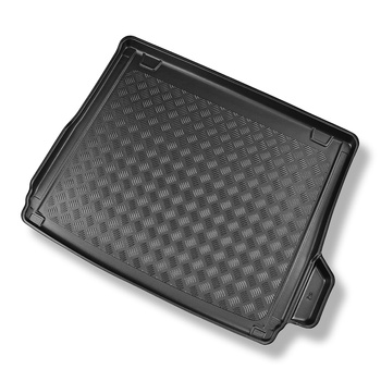 Alfombra para maletero adecuada para BMW iX3 G08 SUV (01.2021-....) - Protector maletero - Alfombrilla maletero antideslizante - también para modelos con carriles de sujeción; no adecuado para versión Plug-in híbrida