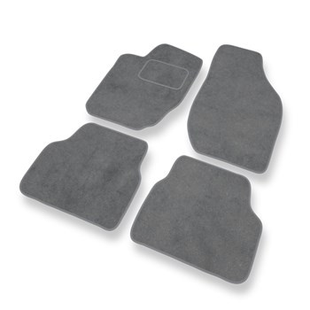 Alfombrillas de Velour adecuadas para Lancia Thema I Familiar, Berlina (1984-1994) - alfombras para coche - Premium color gris