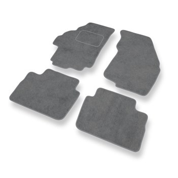 Alfombrillas de Velour adecuadas para Suzuki Liana (2001-2007) - alfombras para coche - Premium color gris