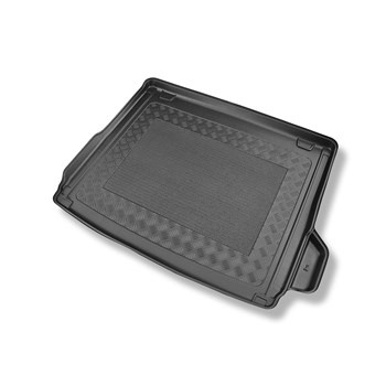Alfombra para maletero adecuada para BMW iX3 G08 SUV (01.2021-....) - Protector maletero - Alfombrilla maletero antideslizante - también para modelos con carriles de sujeción; no adecuado para versión Plug-in híbrida