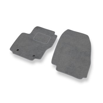 Alfombrillas de Velour adecuadas para Ford Mondeo IV Hatchback, Familiar, Berlina (2007-2014) - alfombras para coche - Premium color gris