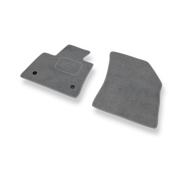 Alfombrillas de Velour adecuadas para Peugeot 5008 (7-plazas) (2017-....) - alfombras para coche - Premium color gris