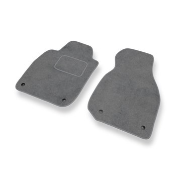 Alfombrillas de Velour adecuadas para Audi A6 II C5 Avant, Sedan (1997-2004) - alfombras para coche - Premium color gris