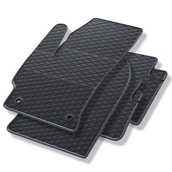 Alfombrillas de goma adecuadas para Suzuki Swace Familiar (2020-....) - alfombras para coche - negro - 4 unidades