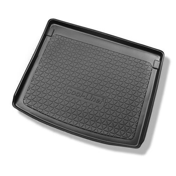 Alfombra para maletero adecuada para Volkswagen Caddy Life, Comfortline, Trendline Familiar (2004-10.2020) - Protector maletero - Alfombrilla maletero antideslizante - 5 plazas; paredes del maletero insonorizadas