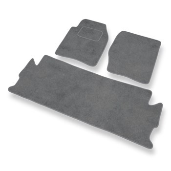 Alfombrillas de Velour adecuadas para Land Rover Discovery II SUV (1998-2004) - alfombras para coche - Premium color gris