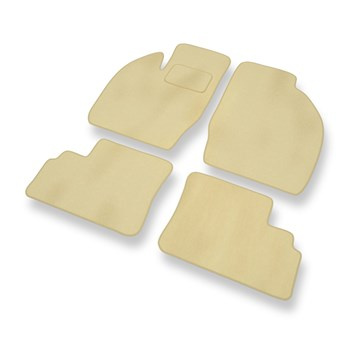 Alfombrillas de Velour adecuadas para Opel Agila A Hatchback (2000-2007) - alfombras para coche - Premium color beige