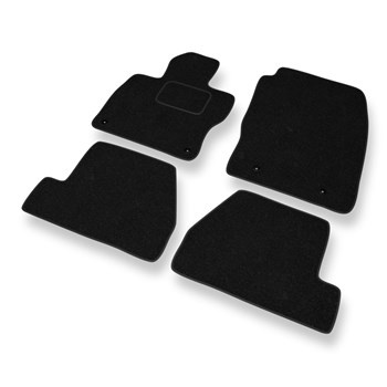 Alfombrillas de fieltro adecuadas para Ford Focus III (2010-2018) - alfombras para coche - color negro