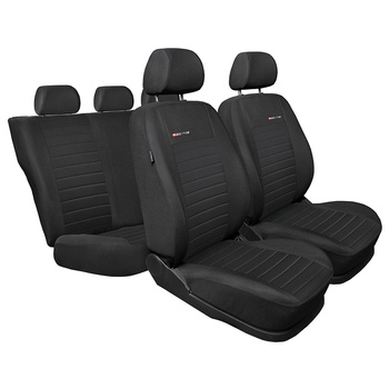 Fundas de asientos hechas a medida para Peugeot Partner II Furgoneta (2008-2019) en dos filas de asientos - E4