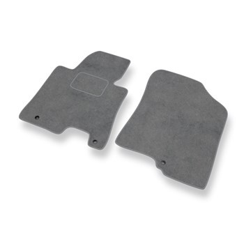 Alfombrillas de Velour adecuadas para Kia Ceed II Hatchback, Familiar (2012-2018) - alfombras para coche - Premium color gris