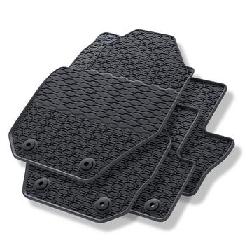 Alfombrillas de goma adecuadas para Volvo XC60 I SUV (2008-2017) - alfombras para coche - negro - 4 unidades