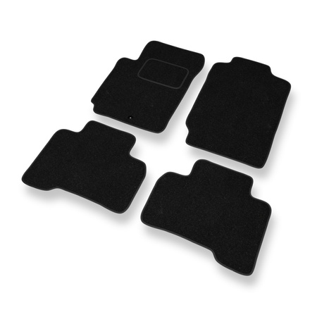 Alfombrillas de fieltro adecuadas para Suzuki Grand Vitara II (2005-2014) - alfombras para coche - color negro