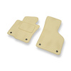 Alfombrillas de Velour adecuadas para Volkswagen Passat B7 Berlina, Variant (2010-2014) - alfombras para coche - Premium color beige