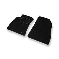 Alfombrillas de Velour adecuadas para Nissan Juke I Crossover (2010-2019) - alfombras para coche - Premium color negro