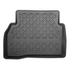 Conjunto de alfombrilla para maletero y alfombrillas para el interior del coche TPE para: Mercedes-Benz Classe C W205 Berlina (03.2014-11.2020) - asientos traseros no reclinables (no abatibles)