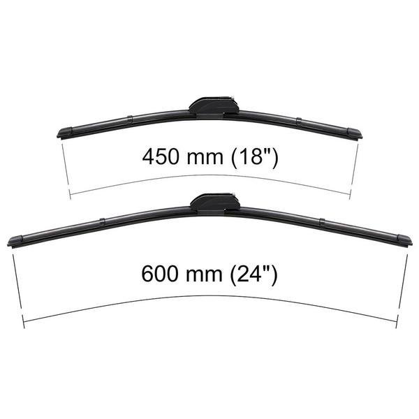 Escobillas limpiaparabrisas para la luna delantera para Renault Laguna I Sport Tourer, Hatchback (01.1994-03.2001) - escobillas plana