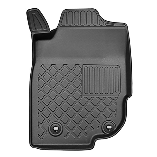 Alfombrillas de TPE adecuadas para Toyota Hilux VII Pick-Up (2006-08.2016) - cabina doble - alfombras para coche