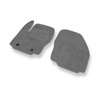 Alfombrillas de Velour adecuadas para Ford S-Max I Monovolumen (2006-2015) - alfombras para coche - Premium color gris