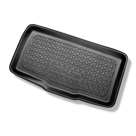 Alfombra para maletero adecuada para Fiat Panda III Hatchback (03.2012-....) - Protector maletero - Alfombrilla maletero antideslizante - parte inferior del maletero