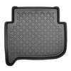 Conjunto de alfombrilla para maletero y alfombrillas para el interior del coche TPE para: Volkswagen Touran I Monovolumen (03.2003-08.2015) - 5 plazas; 3a fila abatible