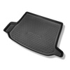 Conjunto de alfombrilla para maletero y alfombrillas para el interior del coche TPE PREMIUM para: Mercedes-Benz GLC C253 SUV (09.2016-....) - compartimento izquierdo desmontable en los modelos con red lateral