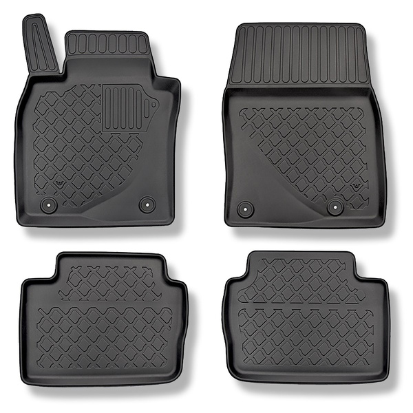 Alfombrillas de TPE adecuadas para Mazda 3 IV BP Hatchback, Berlina (03.2019-....) - alfombras para coche