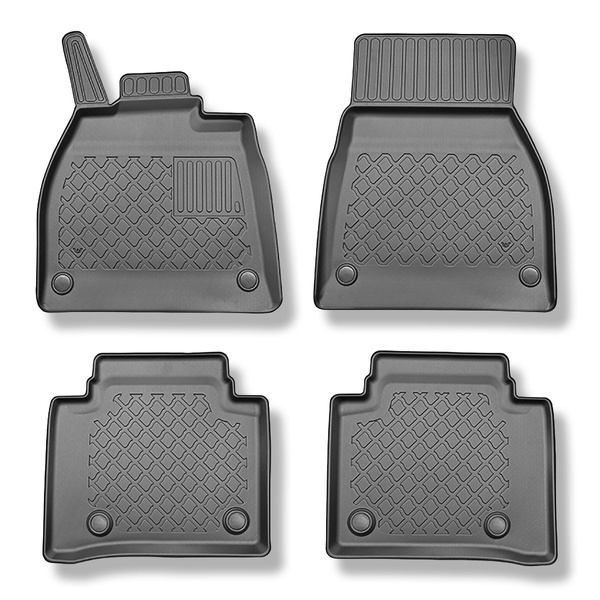 Alfombrillas de TPE adecuadas para Mercedes-Benz EQS V297 Berlina (09.2021-....) - alfombras para coche