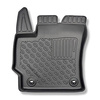 Conjunto de alfombrilla para maletero y alfombrillas para el interior del coche TPE para: Toyota Corolla XII E210 Hatchback (02.2019-....) - maletero inferior; para coches sin doble suelo en el maletero; también para híbridos