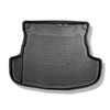 Alfombra para maletero adecuada para Mitsubishi Outlander III SUV (09.2012-10.2021) - Protector maletero - Alfombrilla maletero antideslizante - 5 plazas; parte inferior del maletero (con y sin subwoofer); no adecuado para versión Plug-in híbrida