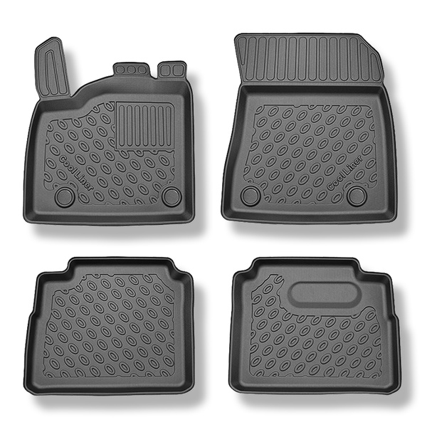 Alfombrillas de TPE adecuadas para Nissan X-Trail IV e-Power SUV (09.2022-....) - sin la tercera fila - alfombras para coche