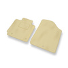 Alfombrillas de Velour adecuadas para Hyundai Elantra V Berlina (2011-2015) - alfombras para coche - Premium color beige