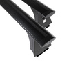Portaequipajes de techo adecuadas para Fiat Ducato Furgoneta (1996-2005) - baca negra para coche - barras para techo de coche - puntos de montaje - aluminio
