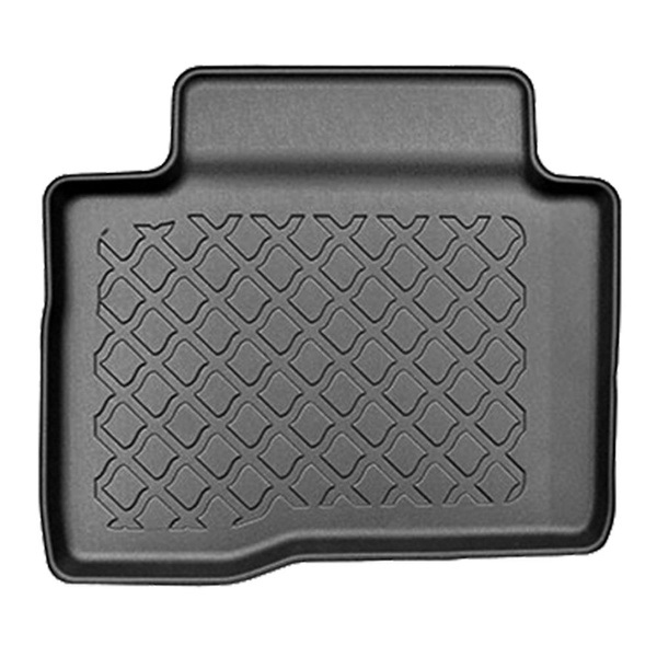 Conjunto de alfombrilla para maletero y alfombrillas para el interior del coche TPE para: Ssangyong Korando IV C300 SUV (09.2019-....) - maletero superior; modelos con suelo móvil de maletero; la cavidad izquierda y/o derecha se puede cortar; no para la v
