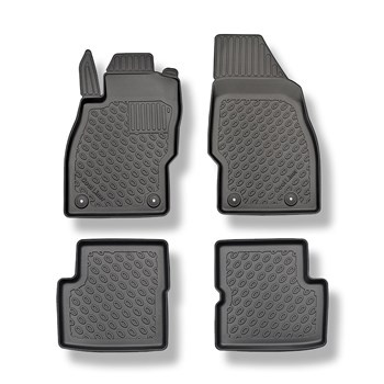 Alfombrillas de TPE adecuadas para Opel Corsa D IV Hatchback (2006-11.2014) - alfombras para coche