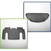 Conjunto de alfombrilla para maletero y alfombrillas para el interior del coche TPE para: Tesla Model X SUV (10.2016-12.2020)