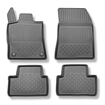 Alfombrillas de TPE adecuadas para Peugeot 308 III P51 Hatchback (12.2021-....) - también para Plug-in Hybrid - alfombras para coche