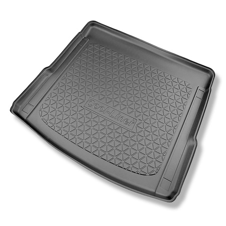 Alfombra para maletero adecuada para Audi Q5 II FY SUV (01.2017-....) - Protector maletero - Alfombrilla maletero antideslizante - también para modelos con carriles de sujeción; no adecuado para versión TFSI e plug-in hybrid; asientos traseros fijos