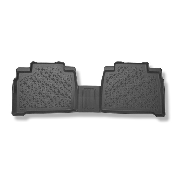 Conjunto de alfombrilla para maletero y alfombrillas para el interior del coche TPE PREMIUM para: Ford S-Max II Monovolumen (09.2015-2023) - 7 plazas; 3a fila abatible