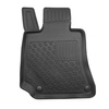 Conjunto de alfombrilla para maletero y alfombrillas para el interior del coche TPE PREMIUM para: Mercedes-Benz Classe E W212 Berlina (03.2009-03.2016) - sin compartimentos; la superficie del depósito se levanta en los asientos de atrás