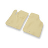 Alfombrillas de Velour adecuadas para Hyundai i10 I Hatchback (2007-2012) - alfombras para coche - Premium color beige